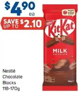 Foodland Nestlé Chocolate Blocks offer
