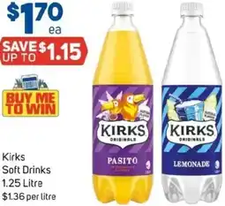 Foodland Kirks Soft Drinks offer