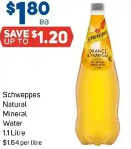 Foodland Schweppes Natural Mineral Water offer