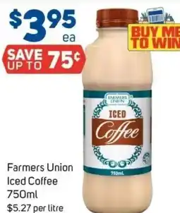 Foodland Farmers Union Iced Coffee offer