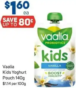 Foodland Vaalia Kids Yoghurt Pouch offer