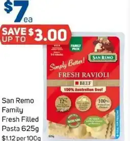 Foodland San Remo Family Fresh Filled Pasta offer