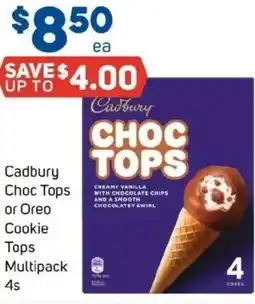 Foodland Cadbury Choc Tops or Oreo Cookie Tops offer