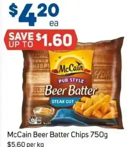 Foodland McCain Beer Batter Chips offer