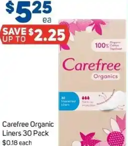 Foodland Carefree Organic Liners offer