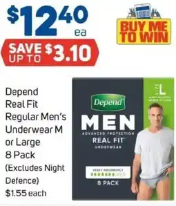 Foodland Depend Real Fit Regular Men's offer
