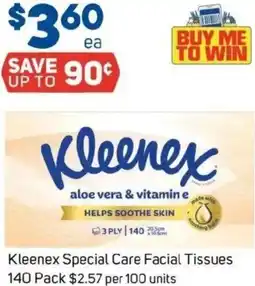 Foodland Kleenex Special Care Facial Tissues offer