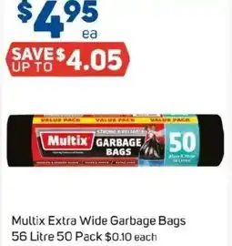 Foodland Multix Extra Wide Garbage Bags offer