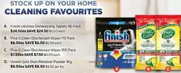Foodland Pine O Cleen Disinfectant Wipes offer