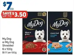 Foodland My Dog or My Dog Shredded offer
