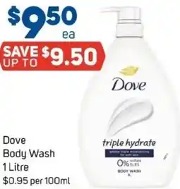 Foodland Dove Body Wash offer