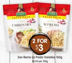 Spudshed San Remo La Pasta offer
