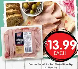 Spudshed Don Hardwood Smoked Shaved Ham offer