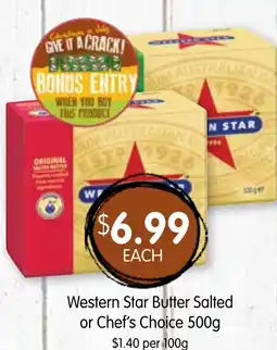 Spudshed Western Star Butter Salted or Chef's Choice offer