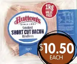 Spudshed Hutton's Short Cut Bacon offer