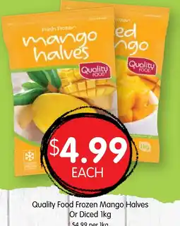 Spudshed Quality Food Frozen Mango Halves Or Diced offer