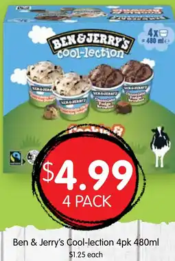 Spudshed Ben & Jerry's Cool-lection offer