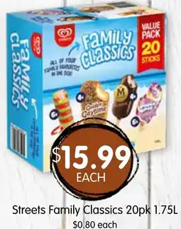 Spudshed Streets Family Classics offer