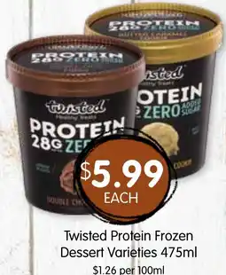 Spudshed Twisted Protein Frozen Dessert offer