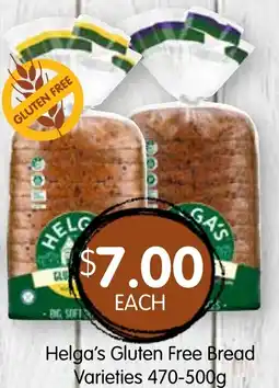 Spudshed Helga's Gluten Free Bread Varieties offer