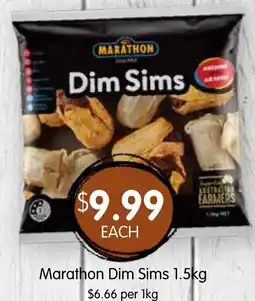 Spudshed Marathon Dim Sims offer