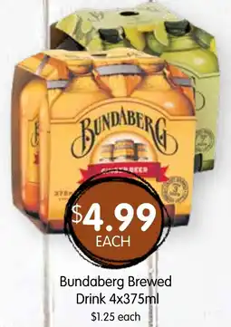 Spudshed Bundaberg Brewed Drink offer