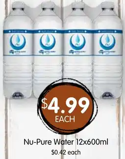Spudshed Nu-Pure Water offer