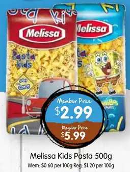 Spudshed Melissa Kids Pasta offer