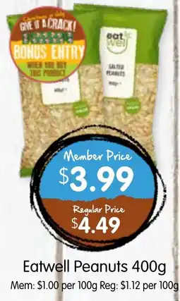 Spudshed Eatwell Peanuts offer