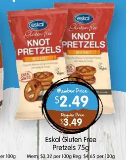 Spudshed Eskal Gluten Free Pretzels offer