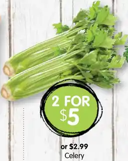 Spudshed Celery offer