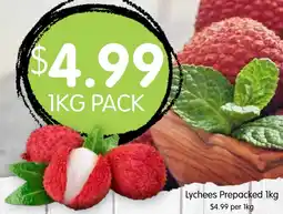 Spudshed Lychees Prepacked offer