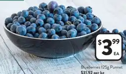 Foodworks Blueberries Punnet offer