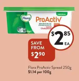 Foodworks Flora proactiv spread offer