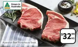 Foodworks Australian beef porterhouse steak offer