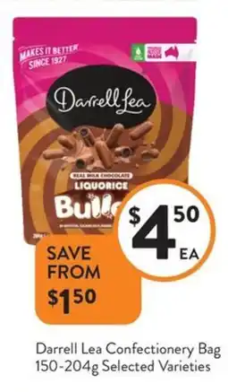 Foodworks Darrell lea confectionery bag offer