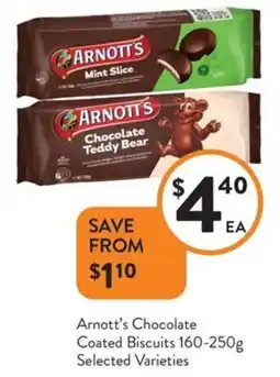 Foodworks Arnott's chocolate coated biscuits offer