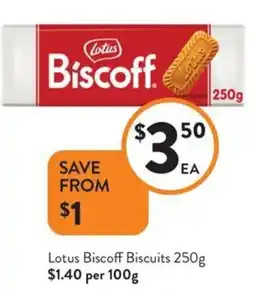 Foodworks Lotus biscoff biscuits offer