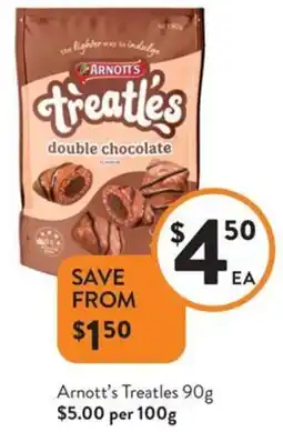 Foodworks Arnott's treatles offer