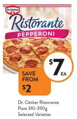 Foodworks Dr. oetker ristorante pizza offer