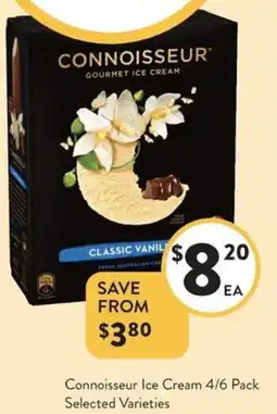 Foodworks Connoisseur ice cream offer