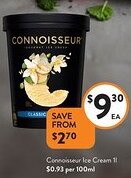 Foodworks Connoisseur ice cream offer