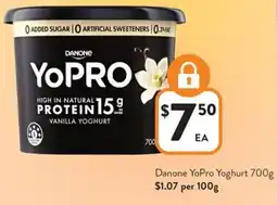 Foodworks Danone yopro yoghurt offer