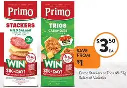 Foodworks Primo stackers or trios offer