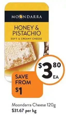 Foodworks Moondarra cheese offer