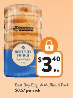 Foodworks Best buy english muffins offer