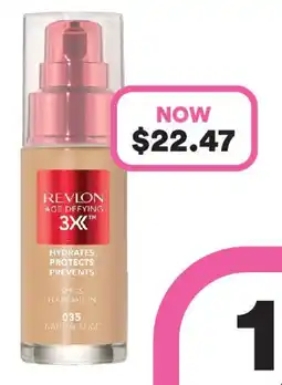Priceline Revlon Age Defying 3X™ Foundation Natural Beige offer