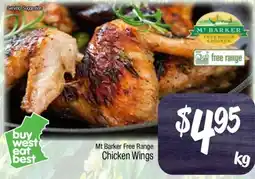 Foodworks Mt Barker Free Range Chicken Wings offer