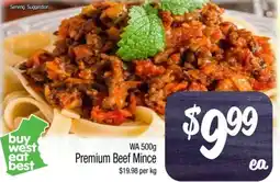 Foodworks WA Premium Beef Mince offer