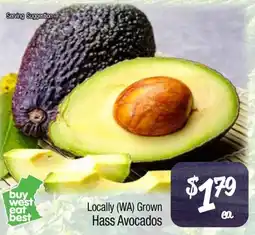 Foodworks Locally (WA) Grown Hass Avocados offer